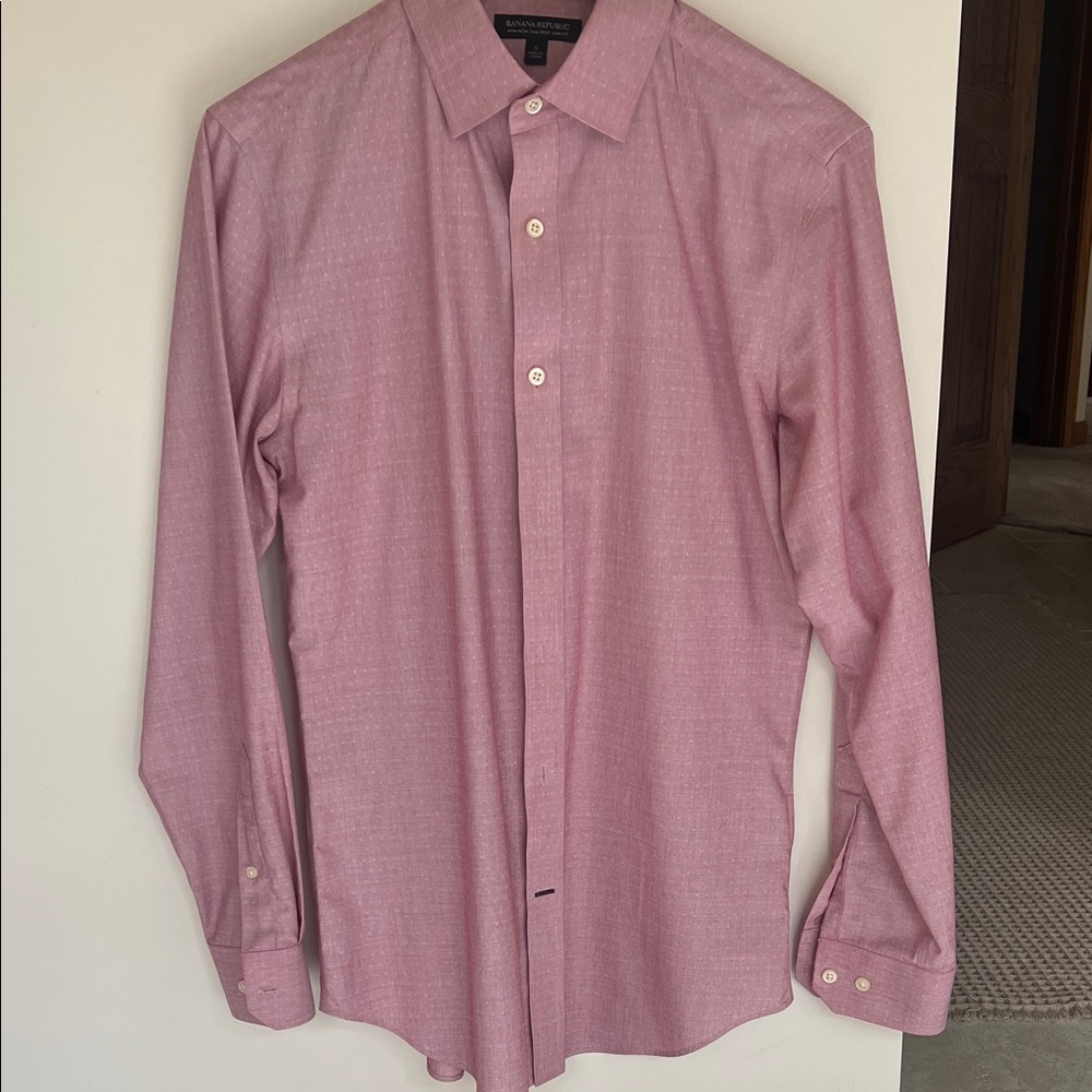 Banana Republic Classic Pink Dress Shirt